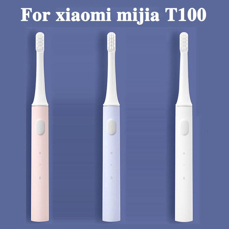 Toothbrushes Head 10PCS For XIAOMI MIJIA T100 Replacement Brush Heads Sonic Electric Toothbrush Vacuum DuPont Soft Bristle Suitable Nozzles 230410