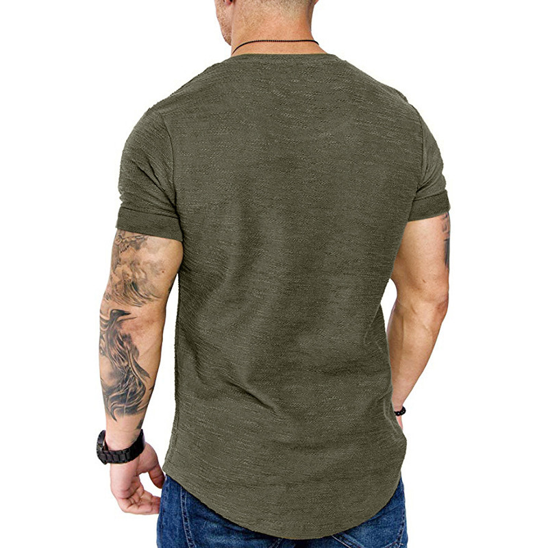 Men's T-Shirts Men's Ultra Thin T-shirt O-Neck Short Sleeve Muscle Fitness Casual Hip Hop Cotton Summer Fashion Basic T-shirt Large 230410