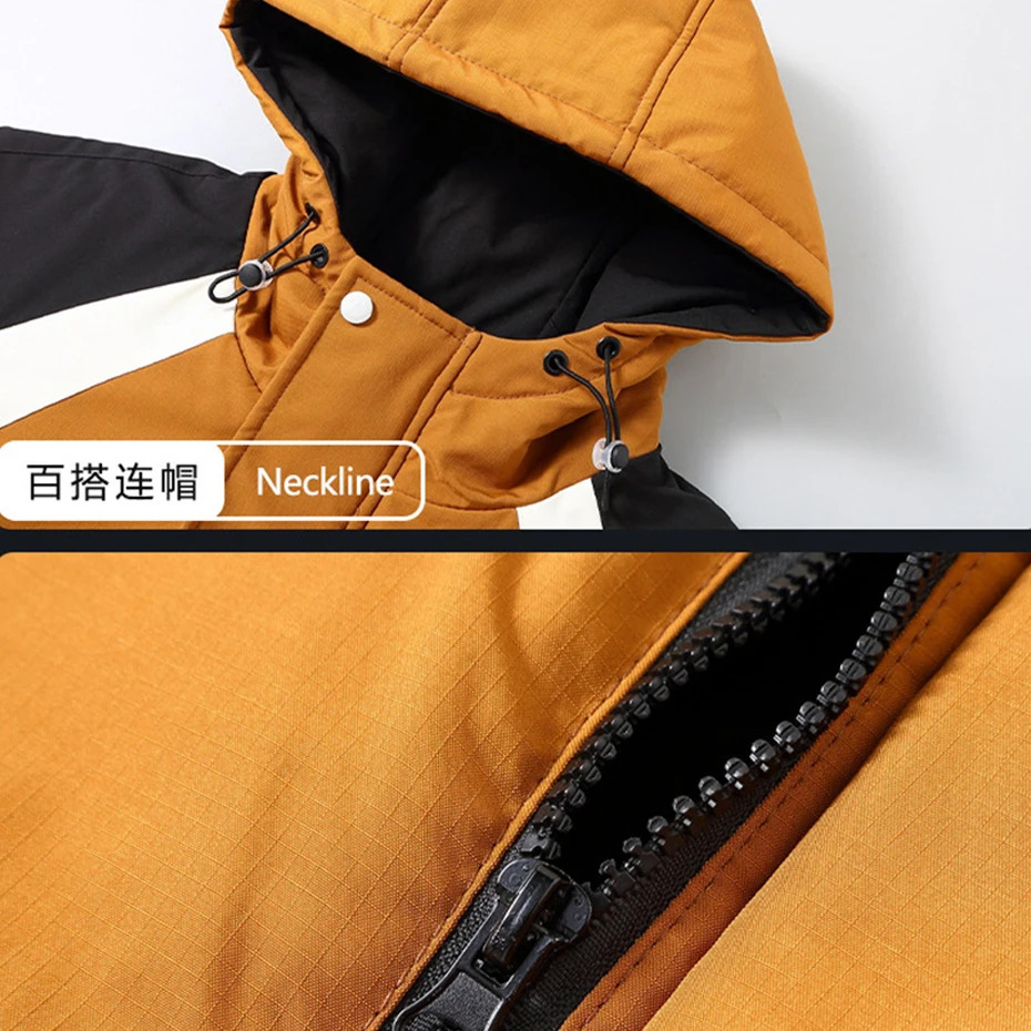 Mens Down Parkas Winter Men Thick Fleece Jackets Coats Plus Size 10XL 11XL Fashion Casual Patchwork Male Big 9XL Outerwear 231110