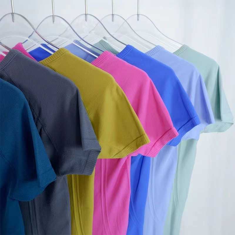 Yoga Outfit Lulu Women Yoga T-shirt Knitting 1.0 Sports Short Sleeve Quick Dry Crew Neck Swiftly Gym T-shirt Tights Jogging Fitness Clothes, 1pcs random color
Yoga Outfit Lulu Women Yoga T-shirt Knitting 1.0 Sports Short Sleeve Quick Dry Crew Neck Swiftly Gym T-shirt Tights Jogging Fitness Clothes, 1pcs random color