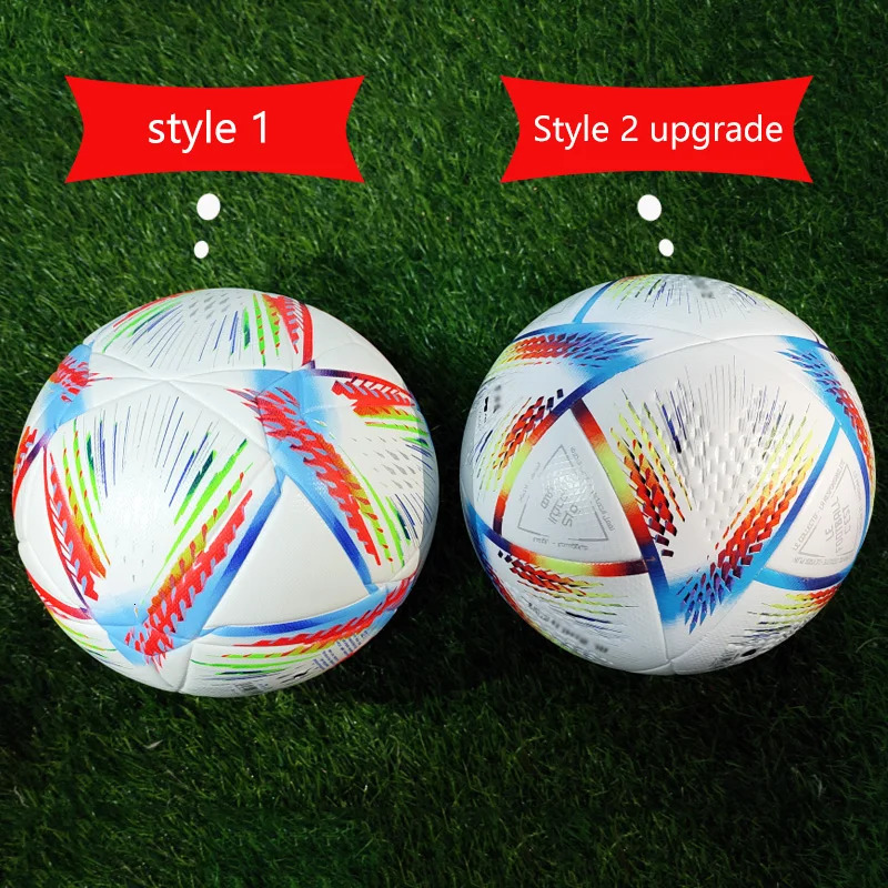 Balls High Quality Soccer Ball Official Size 5 PU Material Seamless Wear Resistant Match Training Football Futbol Voetbal Bola 231110