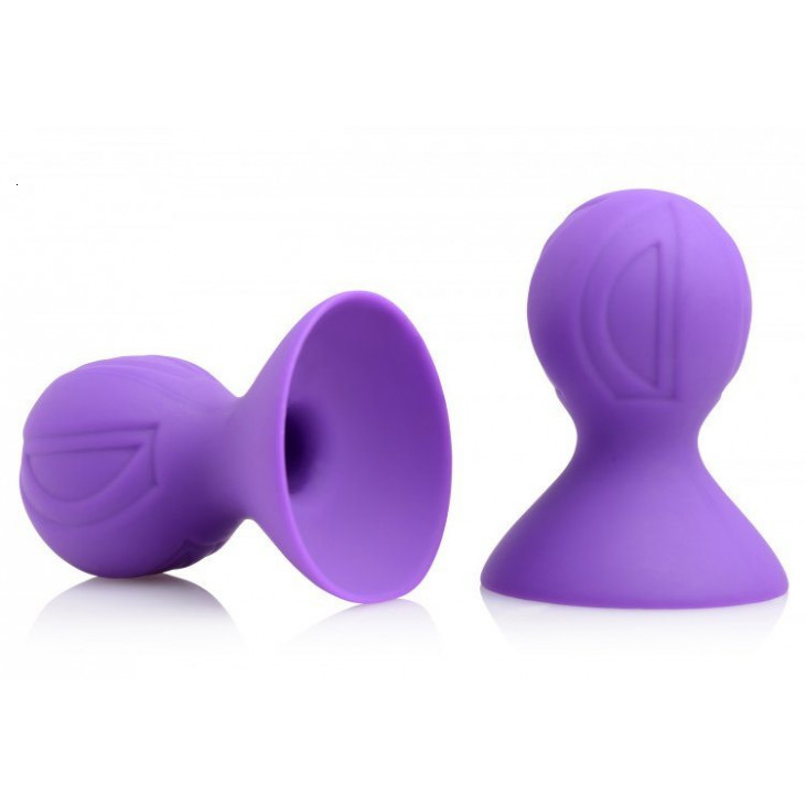 Adult Toys BEEGER Violets Silicone Nipple Suckers Sex for Women 2Pcs Clamps Sucker Breast Massager Ball 230411