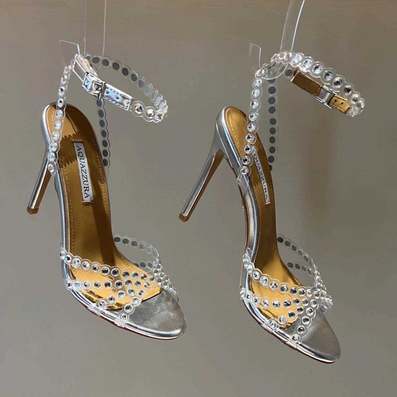 New Season Aquazzura Shoes Tequila Sandals 105 Sparkling Party Italy Clear Pvc Crystals Stiletto Heel Wedding Bride
New Season Aquazzura Shoes Tequila Sandals 105 Sparkling Party Italy Clear Pvc Crystals Stiletto Heel Wedding Bride