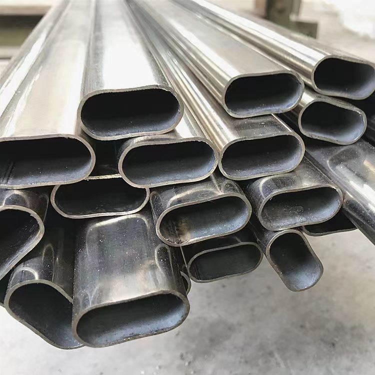 Stainless Steel Tube Pipe Oval 20*40mm 30*60mm 40*80mm Irregular
