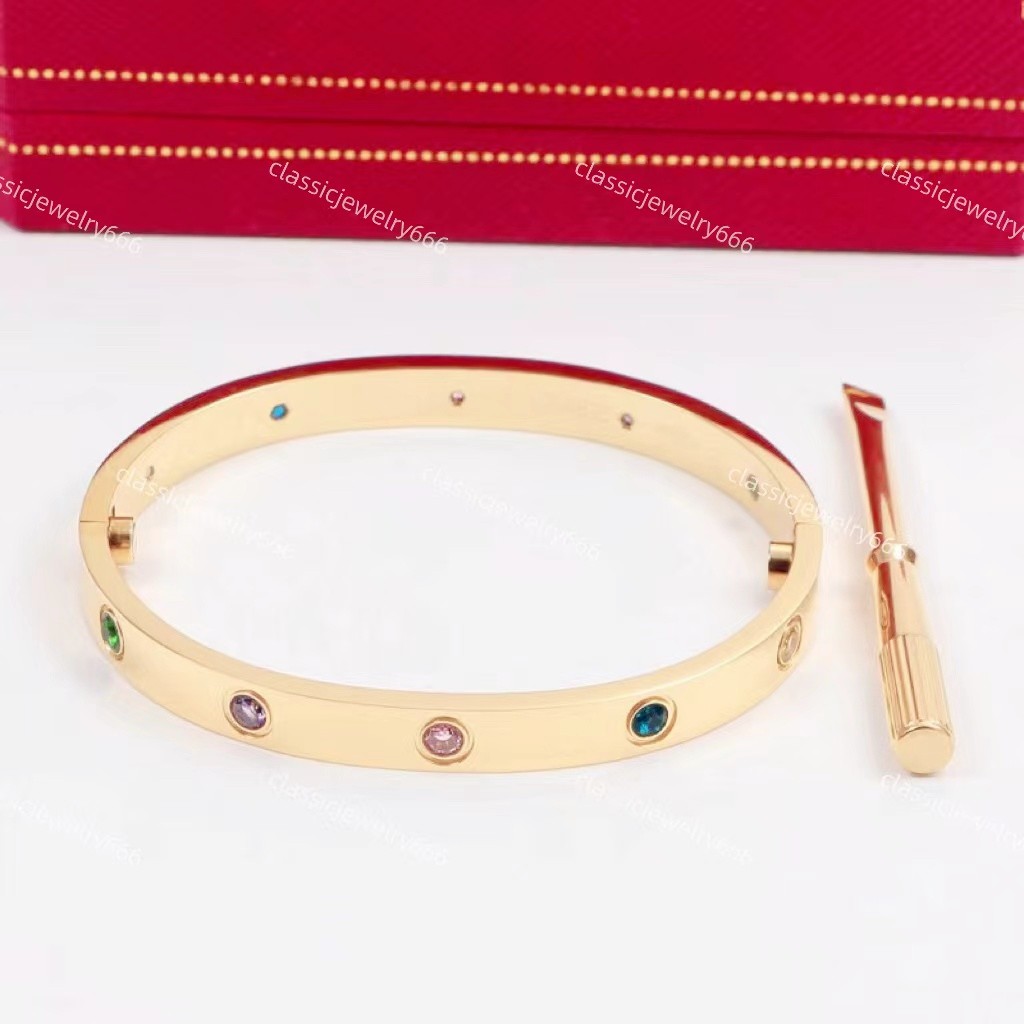 Classic Designer Brand Bracelet Luxury Screw Bracelet 18K Colorful Jewelry Festival Gift 316 Stainless Steel Band Box
Classic Designer Brand Bracelet Luxury Screw Bracelet 18K Colorful Jewelry Festival Gift 316 Stainless Steel Band Box