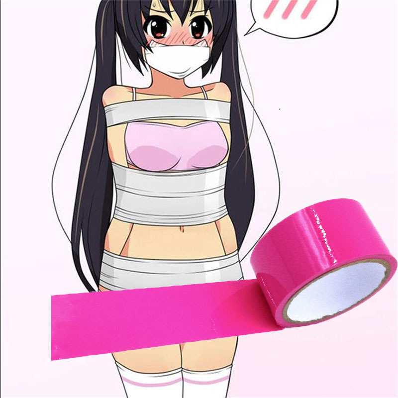 Adult Toys 20Meter Fantasy Antistick Bondage Tape Slave PVC Restraints Kit Role Play Fun Games Erotic For Couples 230411