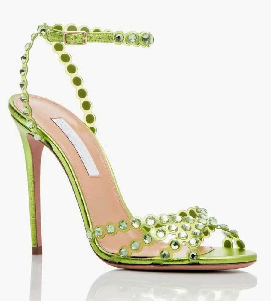A5Luxury Summer Brand Women Tequila Sandals Shoes Aquazzuras High Heels Lady Pumps Crystal-embellished Dress Bridal Wedding Gladiator Sandalias
A5Luxury Summer Brand Women Tequila Sandals Shoes Aquazzuras High Heels Lady Pumps Crystal-embellished Dress Bridal Wedding Gladiator Sandalias