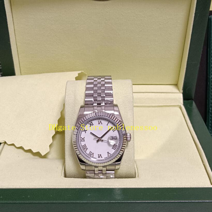 40 Style Real Photo With Box Watches Midsize 36mm Women Men White Rome Black Diamond Dial Gold Steel Bracelet Men Automatic Mechanical Women's Watch, 02
40 Style Real Photo With Box Watches Midsize 36mm Women Men White Rome Black Diamond Dial Gold Steel Bracelet Men Automatic Mechanical Women's Watch, 02