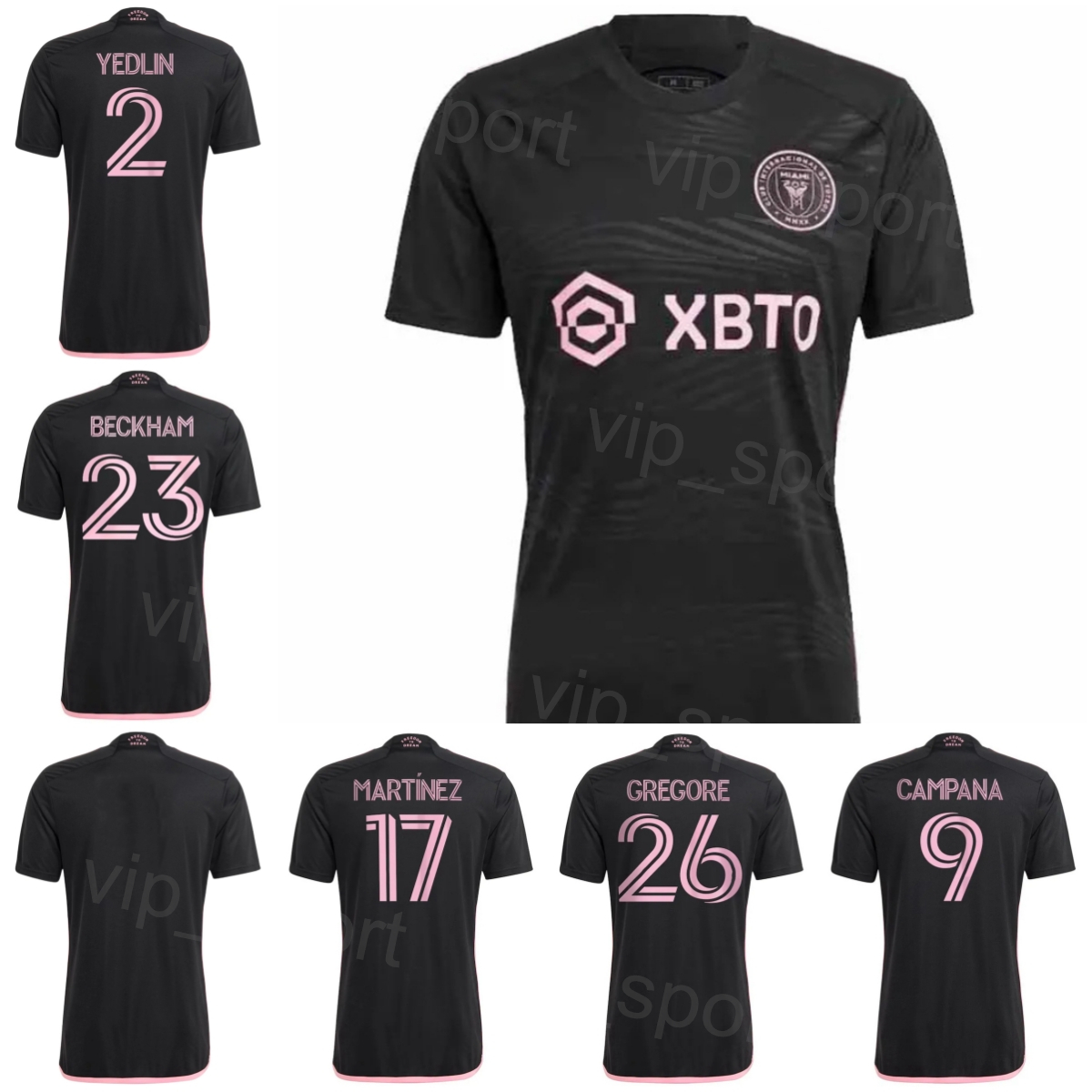 Inter Miami CF Soccer Jerseys 9 Leonardo Campana 2 DeAndre Yedlin 11 Ariel Lassiter 7 Jean Mota 27 Serhiy Kryvtsov 33 Franco Negri Football Shirt Kits Uniform FC 23-24, Black
Inter Miami CF Soccer Jerseys 9 Leonardo Campana 2 DeAndre Yedlin 11 Ariel Lassiter 7 Jean Mota 27 Serhiy Kryvtsov 33 Franco Negri Football Shirt Kits Uniform FC 23-24, Black