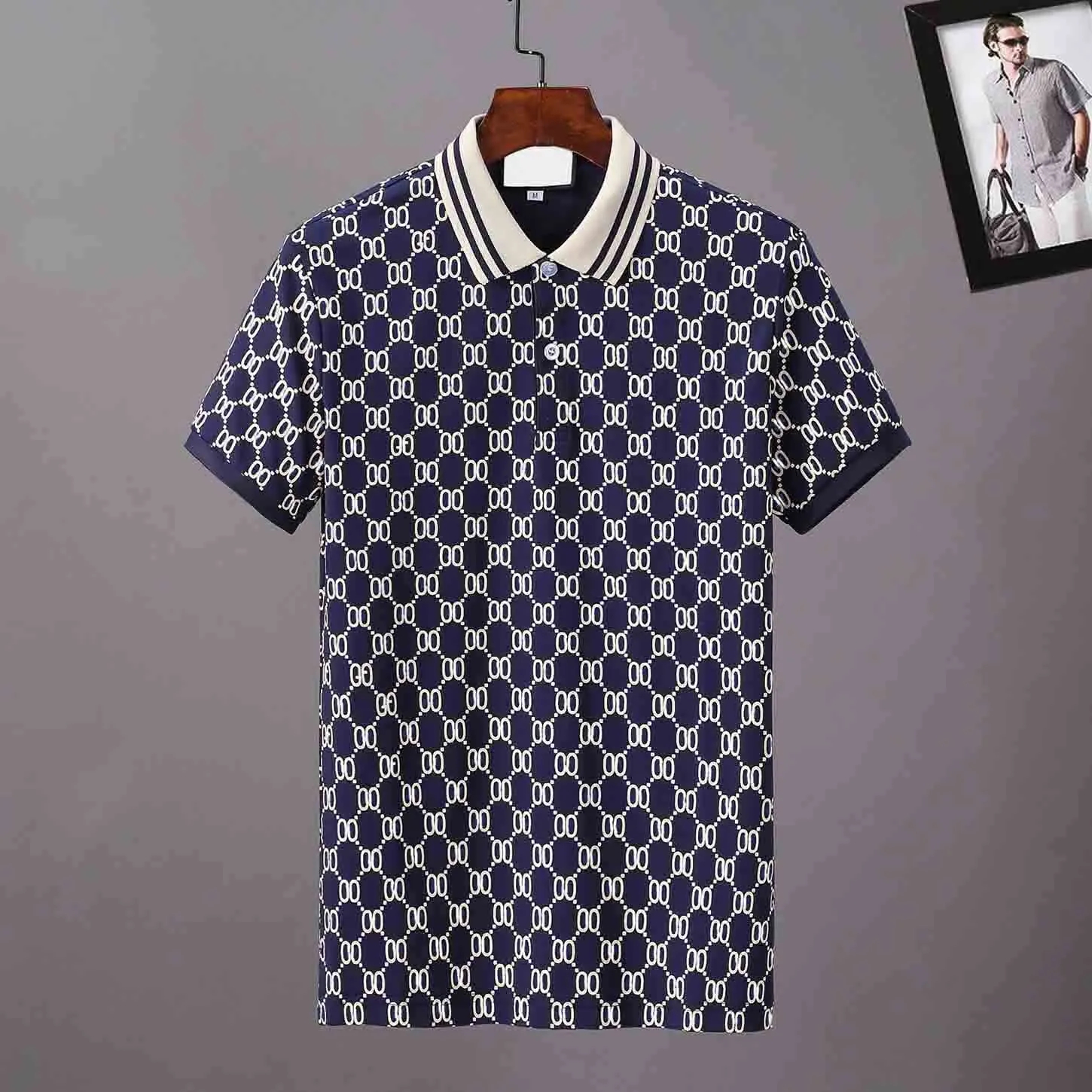 2023 Italy Mens Polo Shirts Man T shirt High Street Embroidery Solid color polos Garter Printing Top Quality Cottom Clothing Tees Large size M-4XL
2023 Italy Mens Polo Shirts Man T shirt High Street Embroidery Solid color polos Garter Printing Top Quality Cottom Clothing Tees Large size M-4XL