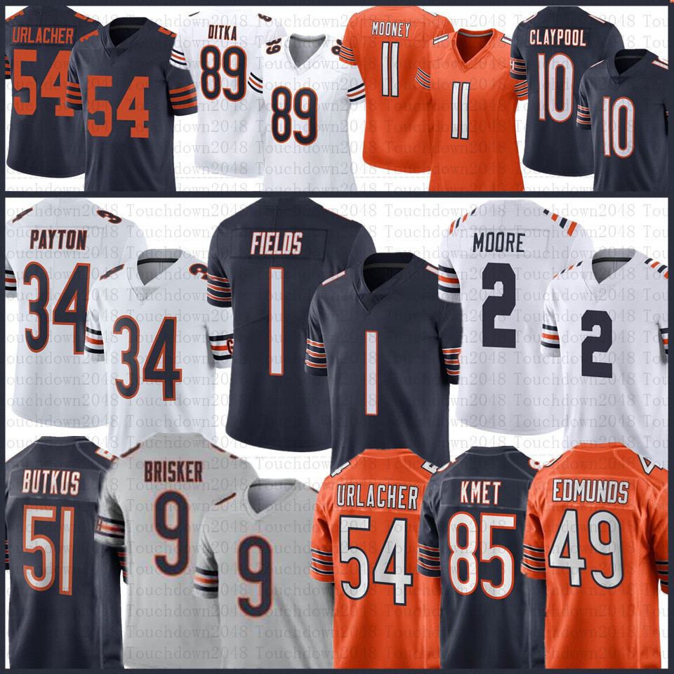 Justin Fields DJ Moore Custom Football Jerseys Jaquan Brisker Chase Claypool Brian Urlacher Darnell Mooney Cole Kmet Tremaine Edmunds Eddie Jackson Walter Payton, Youth
Justin Fields DJ Moore Custom Football Jerseys Jaquan Brisker Chase Claypool Brian Urlacher Darnell Mooney Cole Kmet Tremaine Edmunds Eddie Jackson Walter Payton, Youth