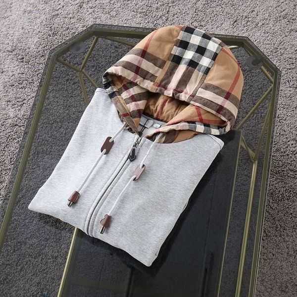 Men's Hoodies Sweatshirts Bbr Designer Hoodie Mens Tb Hooded Sweater Classic Plaid Stitching Cotton Hoodies Women Zipper Cardigan Coat Loose Casual Jacket AO2F, Gray-european size
Men's Hoodies Sweatshirts Bbr Designer Hoodie Mens Tb Hooded Sweater Classic Plaid Stitching Cotton Hoodies Women Zipper Cardigan Coat Loose Casual Jacket AO2F, Gray-european size