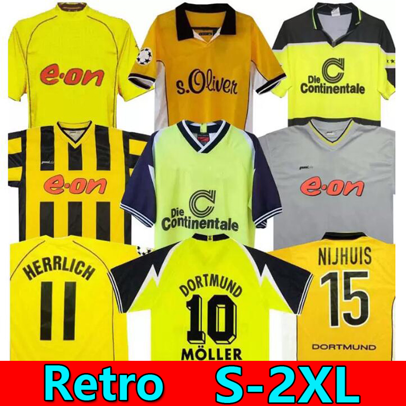 Dortmund Retro Soccer Jerseys 1988 1989 1994 1995 1996 1997 1998 2000 2001 2011 2012 2013 vintage football shirt REUS BorussIa Moller 88 89 94 95 96 97 98 99 00 01 02 11 12 13, 2002 home ucl 
Dortmund Retro Soccer Jerseys 1988 1989 1994 1995 1996 1997 1998 2000 2001 2011 2012 2013 vintage football shirt REUS BorussIa Moller 88 89 94 95 96 97 98 99 00 01 02 11 12 13, 2002 home ucl