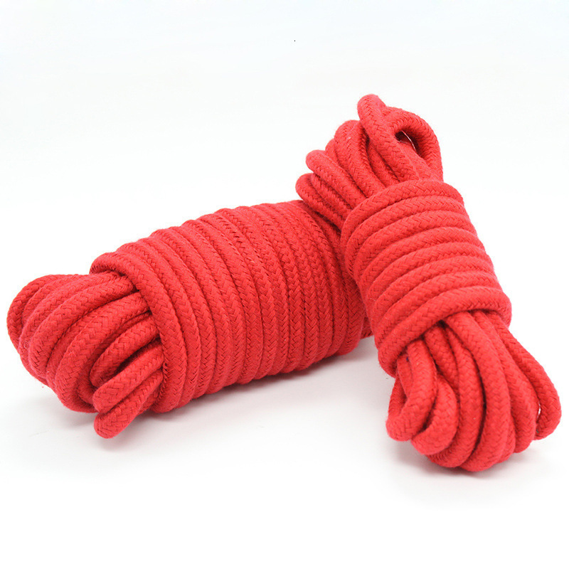 Cockrings 5m 10m 20m Cotton Rope Female Adult Sex products Slaves BDSM Bondage Soft Games Binding RolePlaying Toy 230411