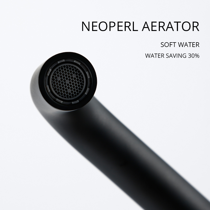 Bathroom Sink Faucets Taps Top Fashion Arrival Wall Basin Mixer Tap Set Spout Faucet With Double Lever In Matt Black/Polished Gold 230410