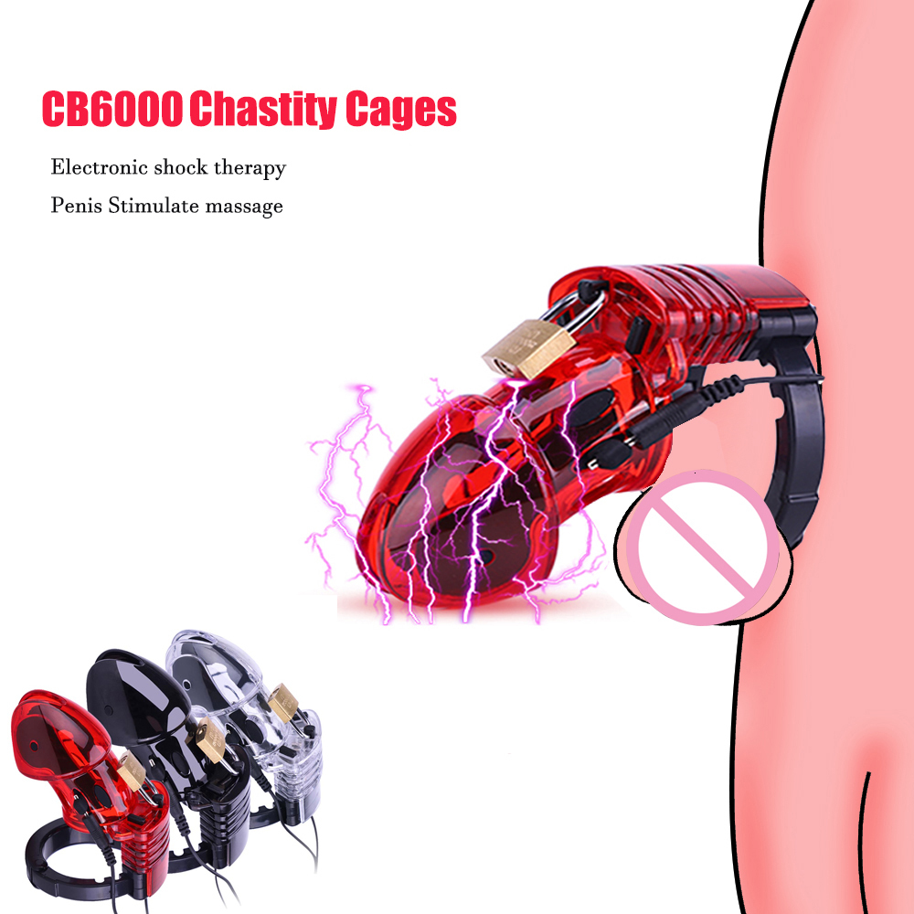 Adult Toys Strongest BDSM Power Box Electro Shock Penis Ring Electric Stimulate Massage Glans Trainer Cock Cage Extender Men Sex Tool 230411
