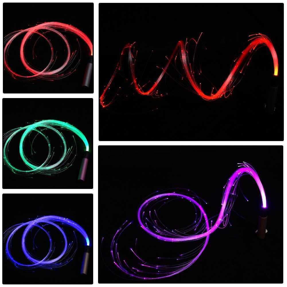 Led Rave Toy RGB LED Fiber Optic Whip Light 7 Colors Multicolor Battery Power Stage Lights Flow-arts Dance Cosplay Nightclub Whip Lamps W0410
Led Rave Toy RGB LED Fiber Optic Whip Light 7 Colors Multicolor Battery Power Stage Lights Flow-arts Dance Cosplay Nightclub Whip Lamps W0410