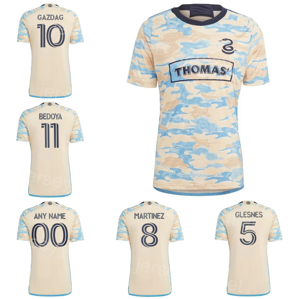 Philadelphia Union 10 GAZDAG Soccer Jerseys 7 UHRE 9 CARRANZA 8 MARTINEZ 5 GLESNES 3 ELLIOTT 11 BEDOYA 31 FLASH 27 WAGNER GLESNES BLAKE Football Shirt Kits 23-24 Club, Beige
Philadelphia Union 10 GAZDAG Soccer Jerseys 7 UHRE 9 CARRANZA 8 MARTINEZ 5 GLESNES 3 ELLIOTT 11 BEDOYA 31 FLASH 27 WAGNER GLESNES BLAKE Football Shirt Kits 23-24 Club, Beige