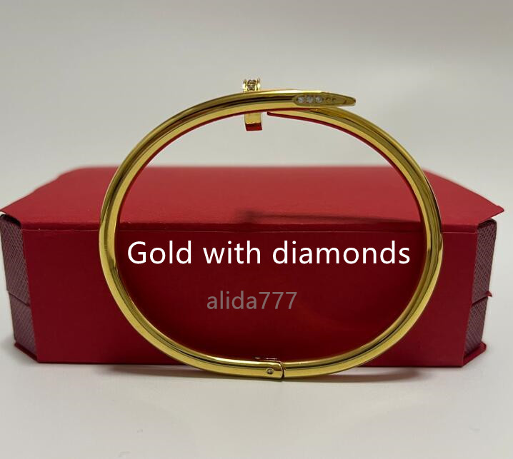 Love Screw Bracelet Designer Bracelets Luxury Jewelry Women Bangle Fashion Accessories Titanium Steel Alloy Gold-Plated Never Fade Not Allergic 20 color 999
Love Screw Bracelet Designer Bracelets Luxury Jewelry Women Bangle Fashion Accessories Titanium Steel Alloy Gold-Plated Never Fade Not Allergic 20 color 999