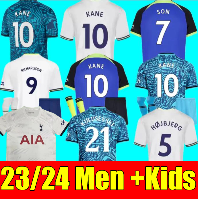 22 23 Men kids kit KANE SON DELE BALE soccer jerseys home away 3rd goalkeeper gk HOJBJERG BERGWIJN SPURS LO CELSO 2022 2023 LUCAS football shirts uniforms adult Youth, 22/23 adult 3rd+champion patch
22 23 Men kids kit KANE SON DELE BALE soccer jerseys home away 3rd goalkeeper gk HOJBJERG BERGWIJN SPURS LO CELSO 2022 2023 LUCAS football shirts uniforms adult Youth, 22/23 adult 3rd+champion patch