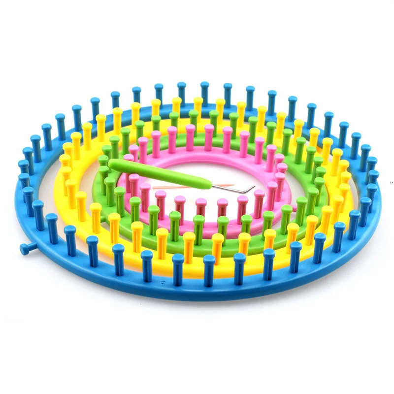 Other 1 Set DIY Circle Looms Hat Socks Maker Round Sewing Tools Accessory Knitting Sweater Scarf Shawl Knitter Craft Yarn Knit Tool 231110