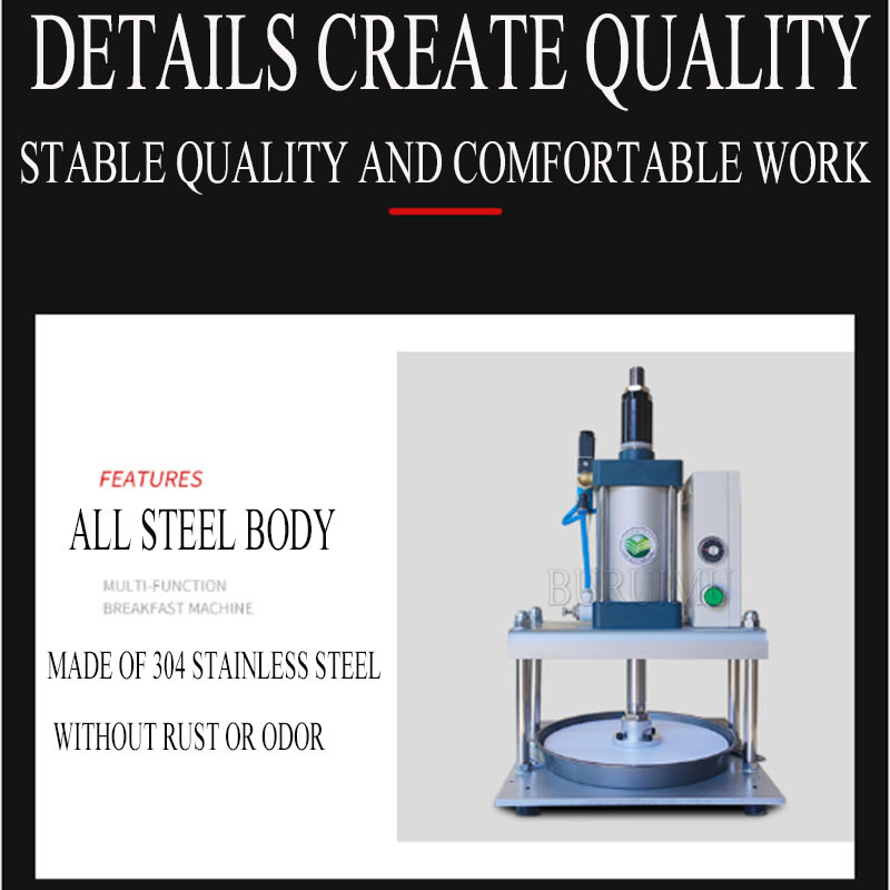 Hydraulic Automatic Corn Tortilla Maker Chapati India Roti Pancake Pizza Dough Pressing Machine