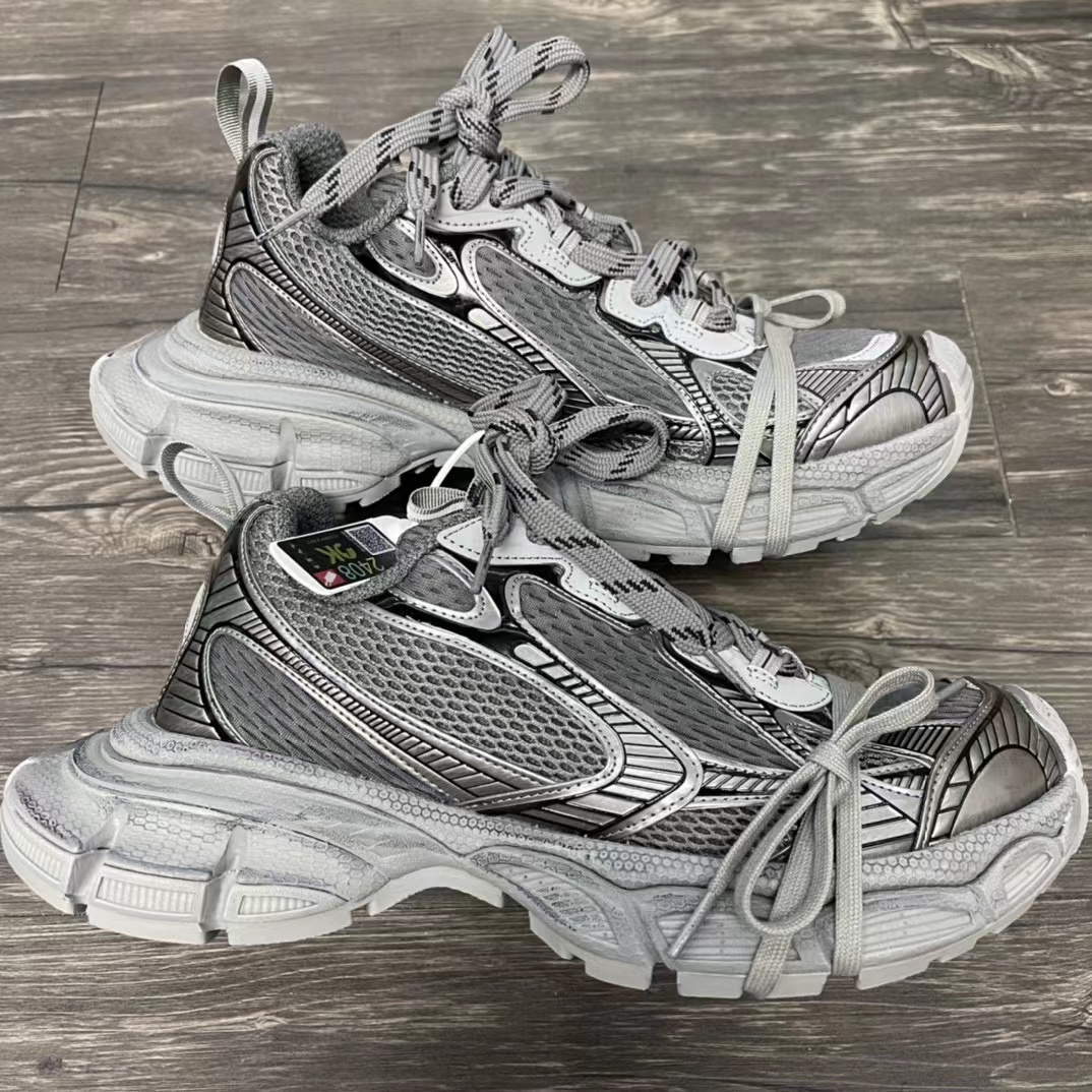 2023 New Fashion Sneakers Shoes Track 9 9.0 Men Women Retro Sports Nylon Trainers Mesh Breath Shoelaces Runner Skateboard Casual Walking EU35-46