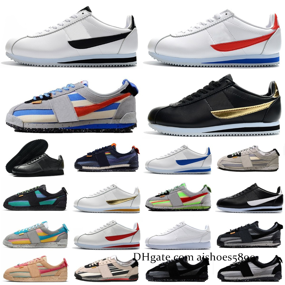 Classic Union x Cortez NYLON RM Men Women Casual Shoes Leather BT QS Off Platform Shoe White Varsity Trainers Sports Outdoor sneakers, Box
Classic Union x Cortez NYLON RM Men Women Casual Shoes Leather BT QS Off Platform Shoe White Varsity Trainers Sports Outdoor sneakers, Box
