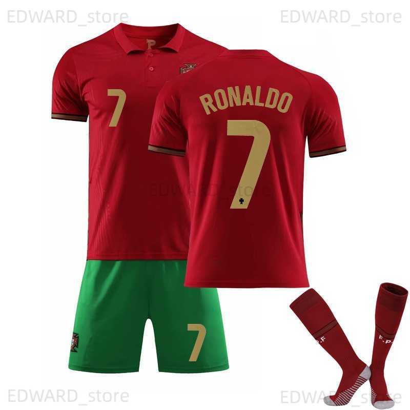 Men's Tracksuits Portugal National Team jersey number 7 Cristiano Ronaldo 2021 Cup Men's Home and Away Match Children's Soccer Jersey Set T230411, Red size 7 with socks protective
Men's Tracksuits Portugal National Team jersey number 7 Cristiano Ronaldo 2021 Cup Men's Home and Away Match Children's Soccer Jersey Set T230411, Red size 7 with socks protective