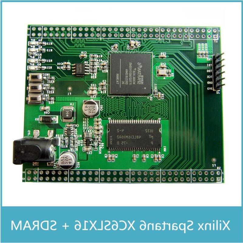 Freeshipping New XILINX FPGA Development Board Spartan6 Spartan-6 XC6SLX16 Core Board with 32MB SDRAM Micron MT48LC16M16A2 Mhapr