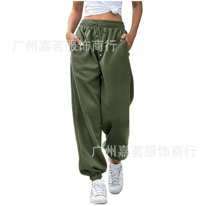 Women's Sweatpants Baggy Gray Sports Pants Joggers Wide Leg Oversized Streetwear High Waisted Trousers Women Drop Fast Ship
