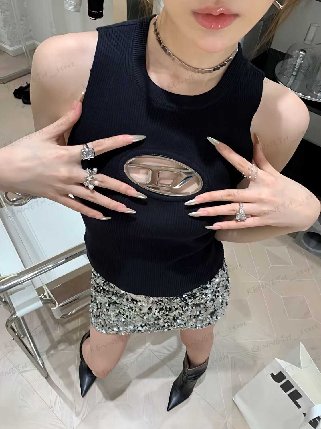 Women' Tanks Camis 2023 Fashion diesel top Designer diesel shirt High Quality Newest Womens Letter Print Short Sleeve Round Neck Cotton Tees T230412, Black
Women' Tanks Camis 2023 Fashion diesel top Designer diesel shirt High Quality Newest Womens Letter Print Short Sleeve Round Neck Cotton Tees T230412, Black