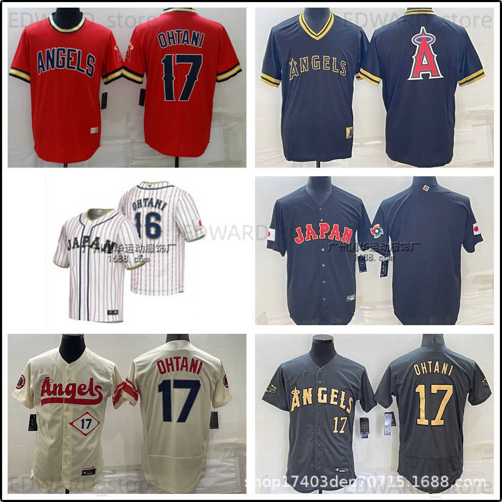 DIY Tees Polos World Cup Baseball Classic Japan Team Baseball Jersey 16 Otani Xiangping Angels Embroidered Jersey 17 T230411, 25
DIY Tees Polos World Cup Baseball Classic Japan Team Baseball Jersey 16 Otani Xiangping Angels Embroidered Jersey 17 T230411, 25