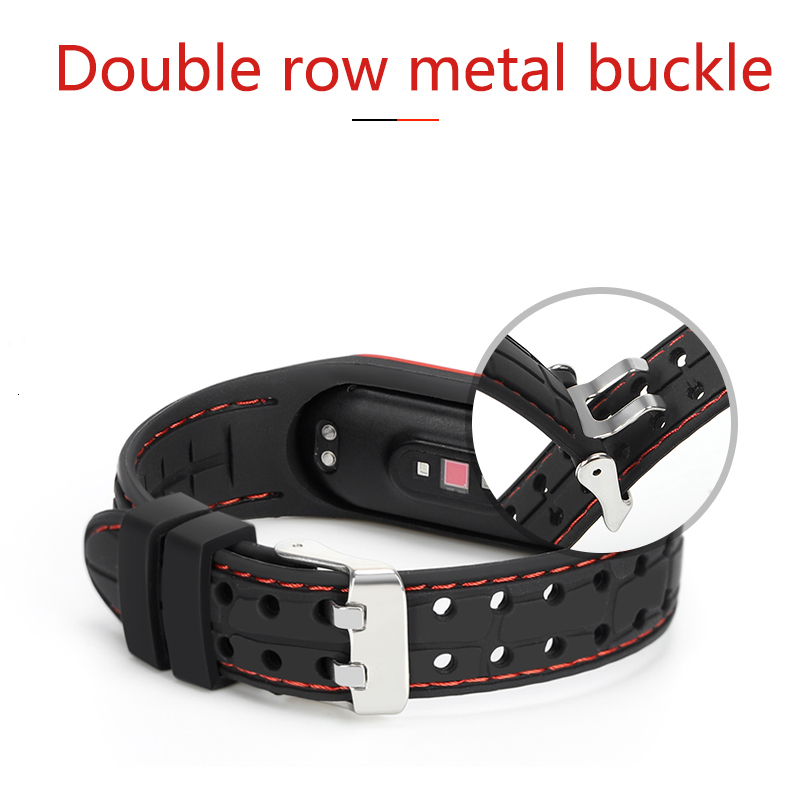 Watch Bands Strap For Mi band 7 6 5 Bracelet Sport belt Silicone Replacement Smartwatch bracelet watchband for Xiaomi mi band 3 4 5 6 strap 230411