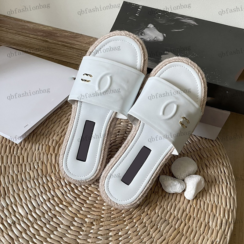 Designer Womens Sandals Platform Slippers Leather Handmade Straw Braided Hemp Rope Outsole Fishermans Slippers Outdoor Beach Shoes Casual Fishermans Shoe Mule, Box
Designer Womens Sandals Platform Slippers Leather Handmade Straw Braided Hemp Rope Outsole Fishermans Slippers Outdoor Beach Shoes Casual Fishermans Shoe Mule, Box