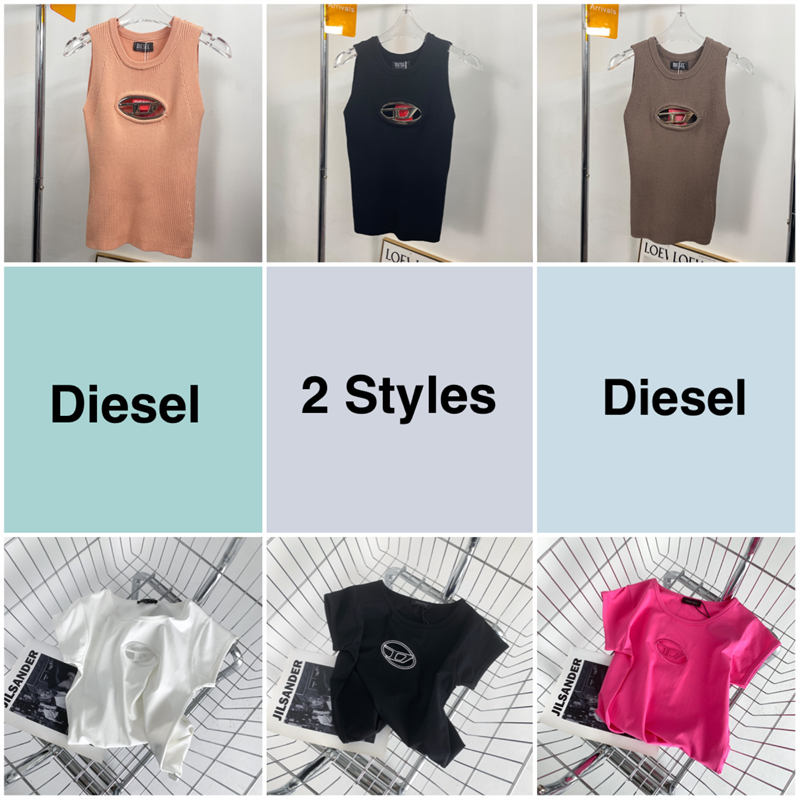 Dupe Diesel Sleeveless Tank Top for Women SML Chest Logo Elastic Knitted Vest Short T-shirt With Dust Opp Bag, #4
Dupe Diesel Sleeveless Tank Top for Women SML Chest Logo Elastic Knitted Vest Short T-shirt With Dust Opp Bag, #4