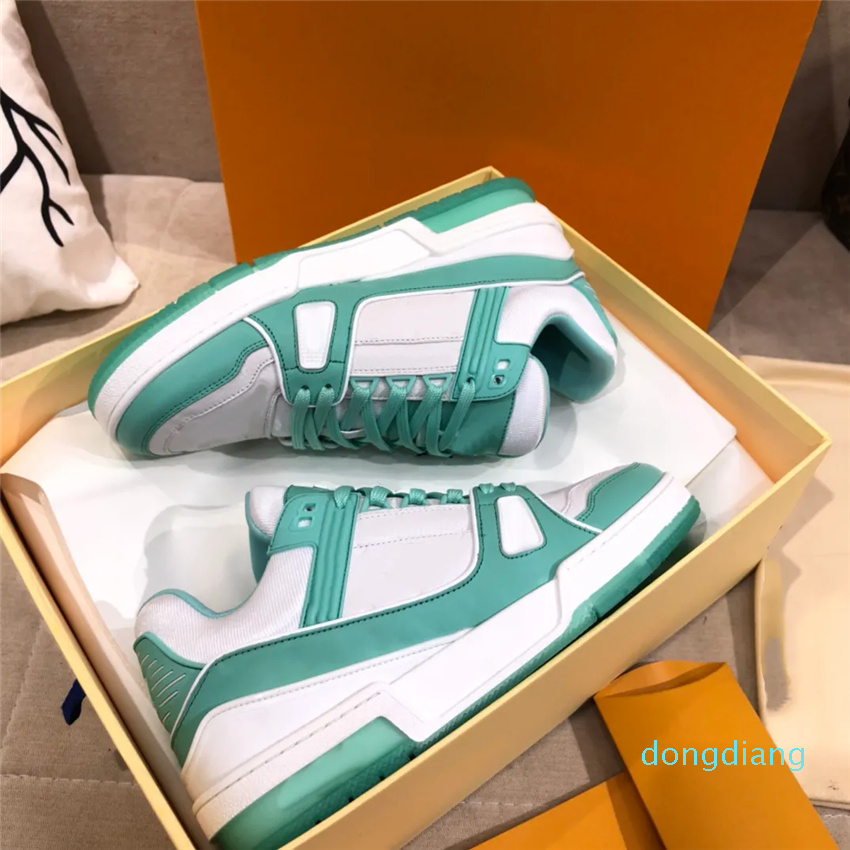 Designer Men Woman Casual Shoes Fashion flat bottom Platform Sole Leather Lace Up black white blue comfortable Luxury Womans outdoor sports shoes size 35-45, #1
Designer Men Woman Casual Shoes Fashion flat bottom Platform Sole Leather Lace Up black white blue comfortable Luxury Womans outdoor sports shoes size 35-45, #1