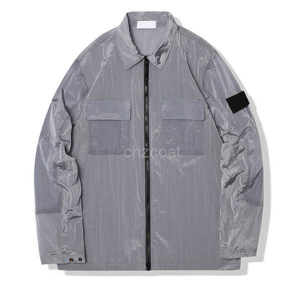 Spring and 2021FW autumn New men's jacket metal nylon colorful technology fabric Lapel coat Cool zipper jackets 5 8J32, Black-1916
Spring and 2021FW autumn New men's jacket metal nylon colorful technology fabric Lapel coat Cool zipper jackets 5 8J32, Black-1916