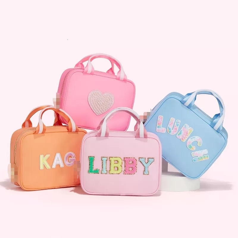 Cosmetic Bags Cases RTS Stock Nylon Portable Waterproof Personalized Chenille Patches Custom Girls Kids School Insulated Cooler Lunch Box 230410, A-z
Cosmetic Bags Cases RTS Stock Nylon Portable Waterproof Personalized Chenille Patches Custom Girls Kids School Insulated Cooler Lunch Box 230410, A-z