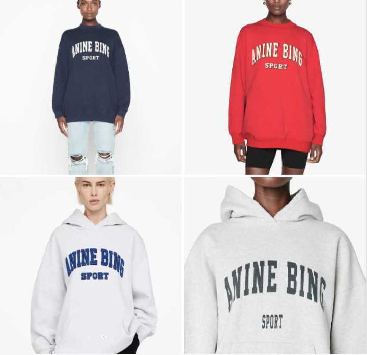 23ss Anine Bing Women Sweatshirt Designer Pullover Classic Letter Embroidery Inside Fleece Crew Neck Sweater Long Sleeves Hoodie Sports fashion om
23ss Anine Bing Women Sweatshirt Designer Pullover Classic Letter Embroidery Inside Fleece Crew Neck Sweater Long Sleeves Hoodie Sports fashion om