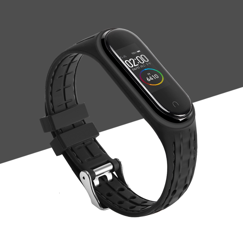 Watch Bands Strap For Mi band 7 6 5 Bracelet Sport belt Silicone Replacement Smartwatch bracelet watchband for Xiaomi mi band 3 4 5 6 strap 230411