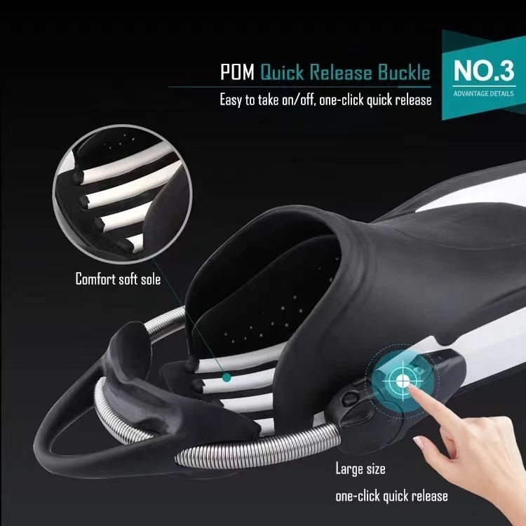 Fins Gloves Scuba Diving Stainless Steel Spring Fin Straps Fins Adult Swim Shoes Silicone Long Snorkeling Monofin Dive Flippers Dropship 230411