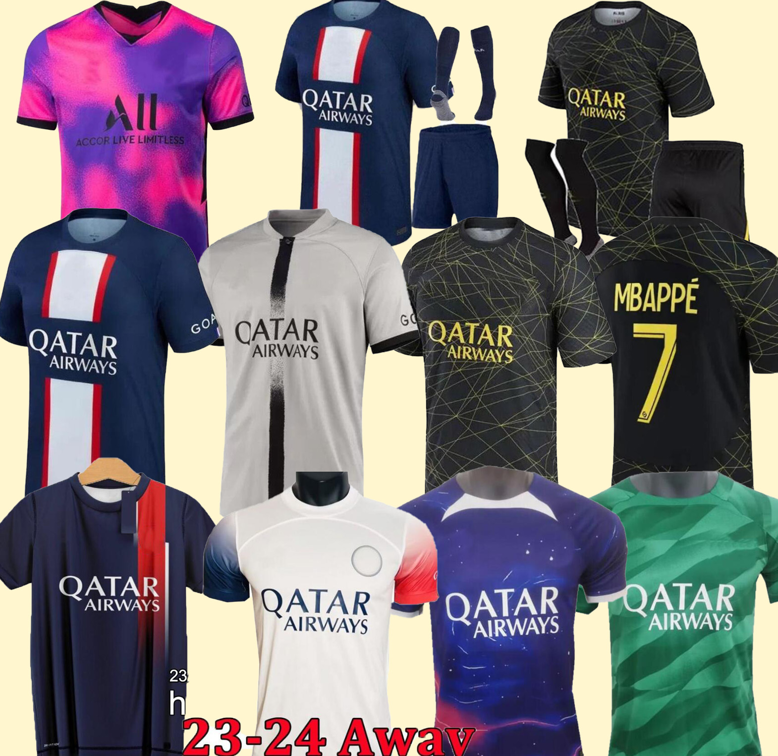 Maillots de football pSGs soccer MBAPPE kids jerseys 22 23 24 MARQUINHOS VERRATTI HAKIMI SERGIO RAMOS HAKIMI PLAYER uniforms maillot foot, 2223
Maillots de football pSGs soccer MBAPPE kids jerseys 22 23 24 MARQUINHOS VERRATTI HAKIMI SERGIO RAMOS HAKIMI PLAYER uniforms maillot foot, 2223