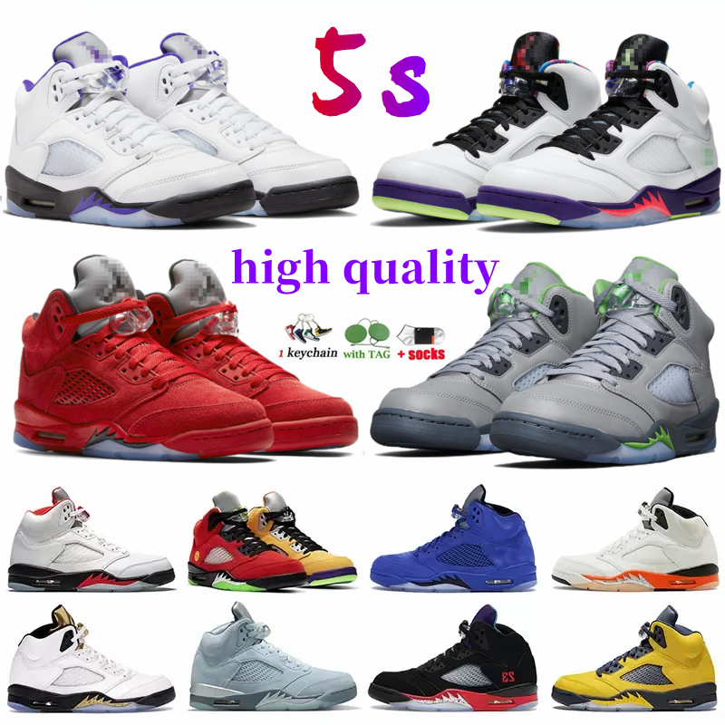 Jorden 5s Basketball shoes for men Jumpman 5 Concord Green Bean Racer Blue Raging Red What the Stealth 2.0 Shattered Backboard Moonlight mens sports sneakers
Jorden 5s Basketball shoes for men Jumpman 5 Concord Green Bean Racer Blue Raging Red What the Stealth 2.0 Shattered Backboard Moonlight mens sports sneakers