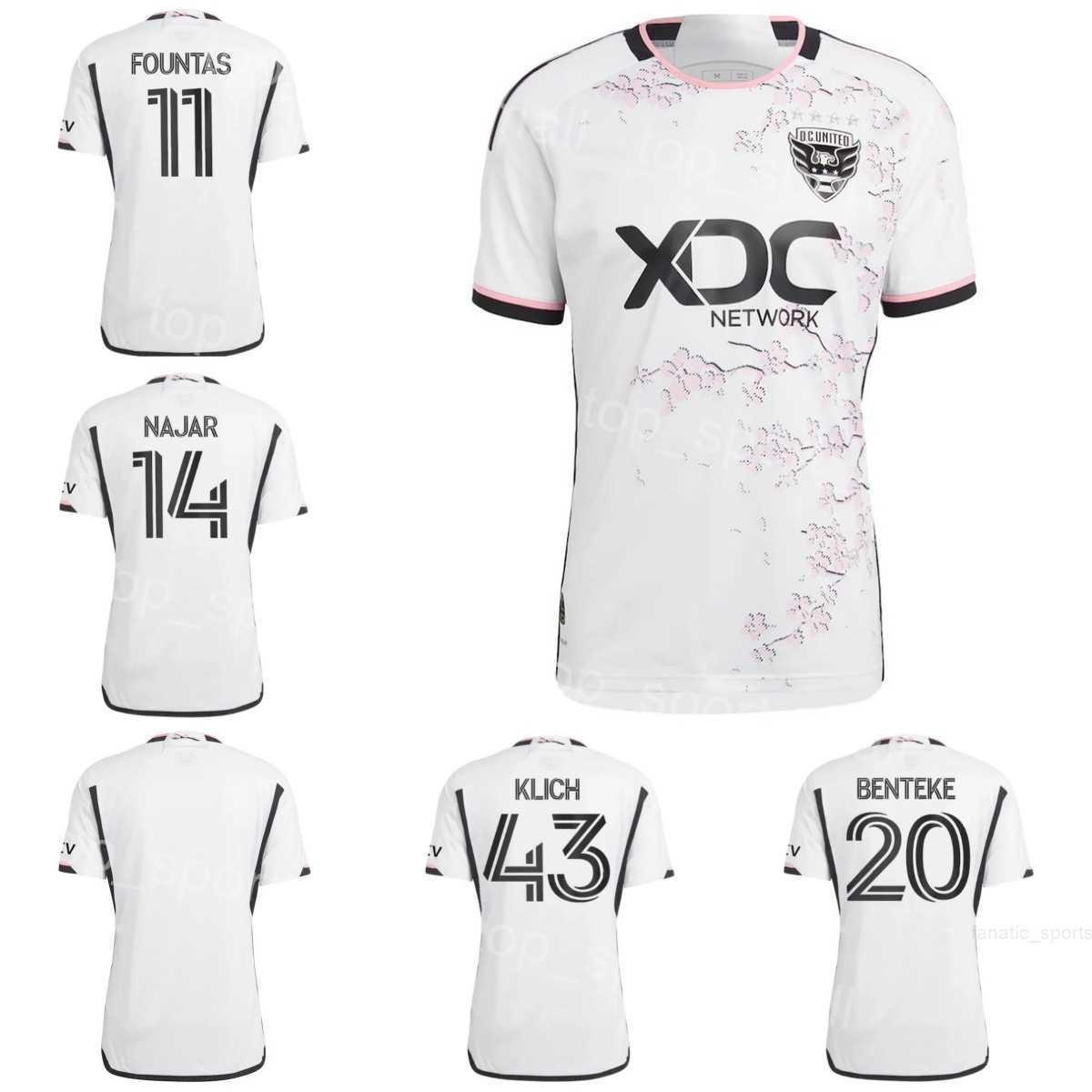 Soccer Washington DC United Jerseys 20 BENTEKE 43 KLICH 5 JEAHZE BIRNBAUM CANOUSE HOPKINS KU-DIPIETRO FOUNTAS HINES-IKE MILLER RUAN SANTOS Football Shirt Kits 23-24, White
Soccer Washington DC United Jerseys 20 BENTEKE 43 KLICH 5 JEAHZE BIRNBAUM CANOUSE HOPKINS KU-DIPIETRO FOUNTAS HINES-IKE MILLER RUAN SANTOS Football Shirt Kits 23-24, White