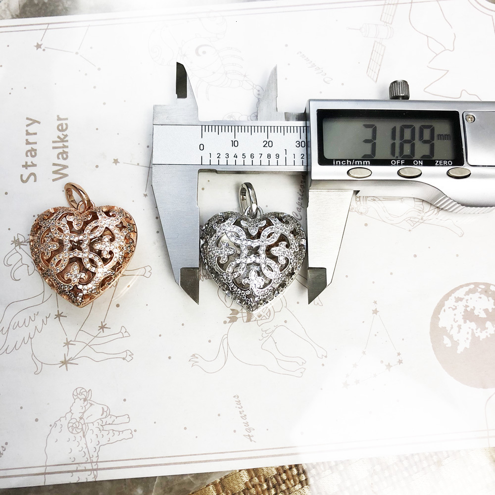 Charms Pendant Love Heart Locket Fashion Glam 925 Sterling Silver Jewelry Europe Style Accessories Soul Gift For Woman 230411