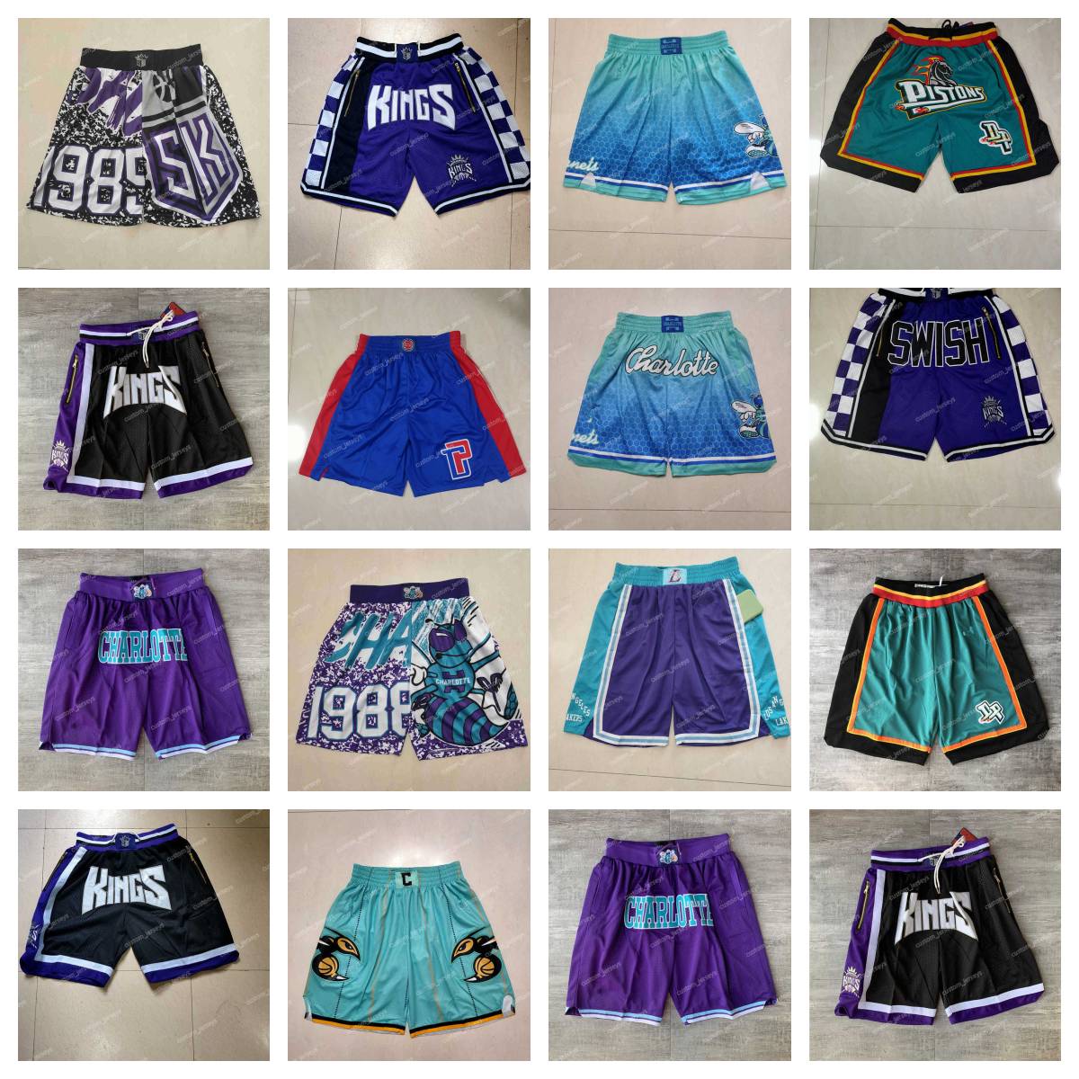 Charlotte''Hornets''men Sacramento''KingsDetroit''Pistons blue black Throwback''NBA''Basketball Shorts pocket red black, #13
Charlotte''Hornets''men Sacramento''KingsDetroit''Pistons blue black Throwback''NBA''Basketball Shorts pocket red black, #13
