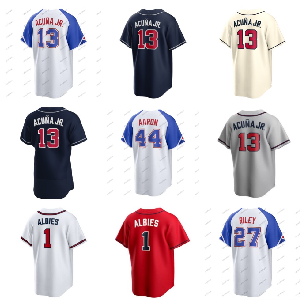 Ronald Acuna Jr. Baseball Jersey Michael Harris II Matt Olson Riley Hank Aaron Ozzie Dale Murphy Spencer Max Fried Arcia, 17
Ronald Acuna Jr. Baseball Jersey Michael Harris II Matt Olson Riley Hank Aaron Ozzie Dale Murphy Spencer Max Fried Arcia, 17
