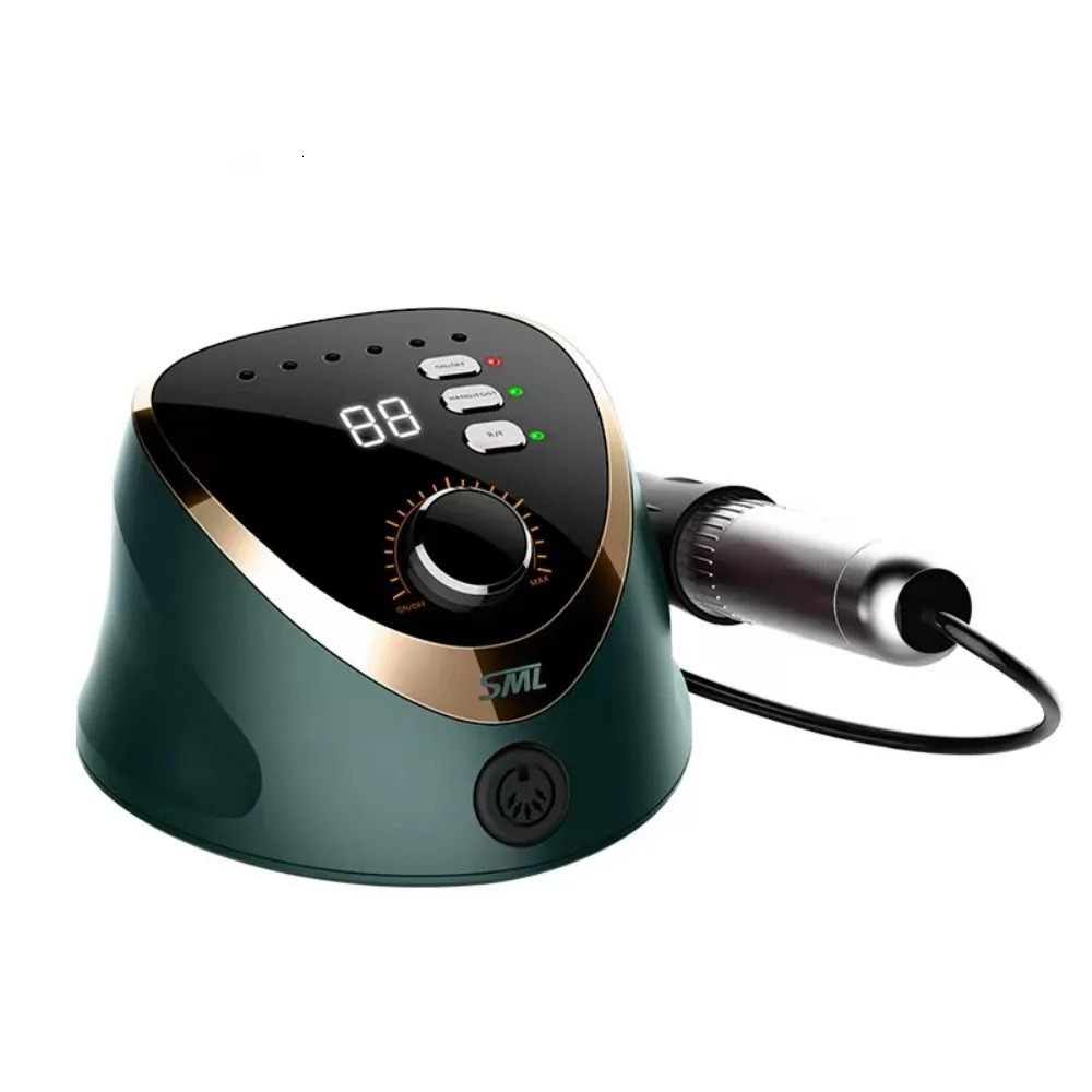 Nail Manicure Set SML M12 Drills Pedicure Machine Electric Strong File Polishing 35000RPM Nails Art Grinding Device Se 231110