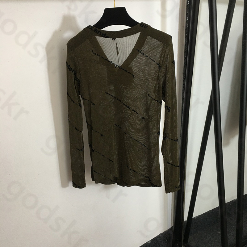 Women Embroidery Letter Shirt Bright Silk V Neck Shirt Breathable Long Sleeve Button Cardigan Jacket Sun Protection Jacket